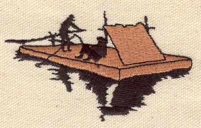 Embroidery Design: Raft<br> 3.13w X 1.84h