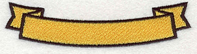 Embroidery Design: Banner 7<br>3.46" x 1.00"