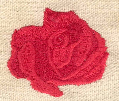 Embroidery Design: Rose bloom<br> 1.66w X 1.93h