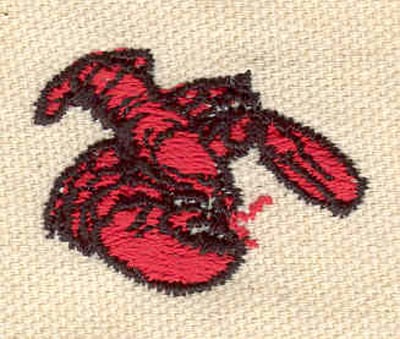 Embroidery Design: Lobster O<br> 1.00w X 1.39h