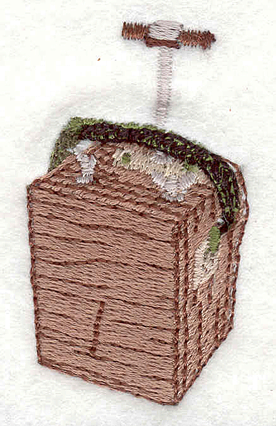 Embroidery Design: Bomb<br>1.15" x 2.02"