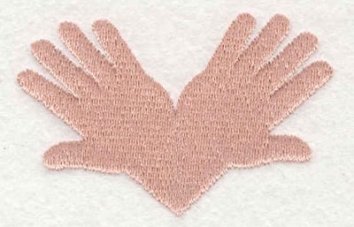 Embroidery Design: Hands <br>1.67"w X 2.48"h