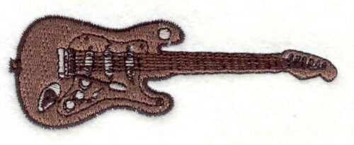 Embroidery Design: Guitar 2 <br>3.55" X 1.27"
