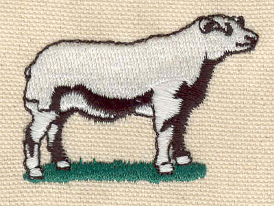 Embroidery Design: Sheep B<br> 1.51w X 2.04h