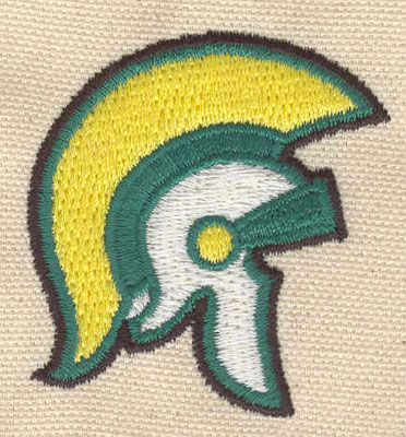 Embroidery Design: Knight helmet<br> 2.08w X 1.93h