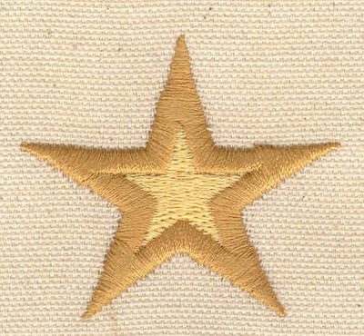 Embroidery Design: Star D<br> 1.80w X 2.02h