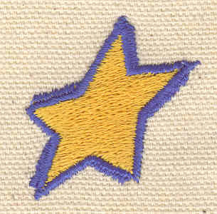Embroidery Design: Star E<br> 1.28w X 1.25h