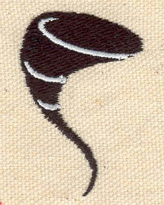 Embroidery Design: Twister<br> 1.76w X 1.21h