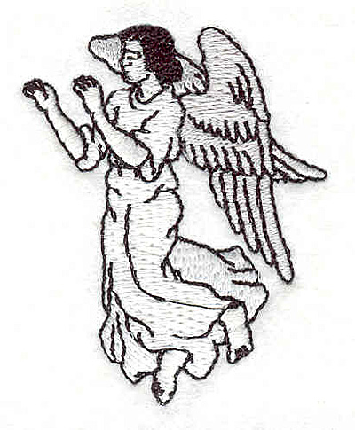 Embroidery Design: Angel <br>1.76"w X 2.19"h