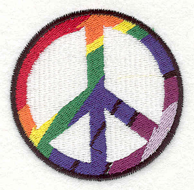 Embroidery Design: Peace<br>2.69w X 2.69h