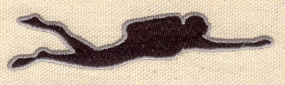 Embroidery Design: Scuba diver<br> 0.76w X 3.51h
