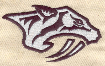 Embroidery Design: Sabrer-tooth tiger<br> 2.06w X 3.60h