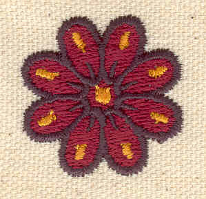 Embroidery Design: Daisy<br> 1.17w X 1.18h