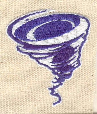 Embroidery Design: Tornado <br> 2.29w X 2.02h