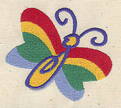 Embroidery Design: Butterfly<br> 2.65w X 3.07h | Embroidery Legacy Embroidery Design: Butterfly<br> 2.65w X 3.07h