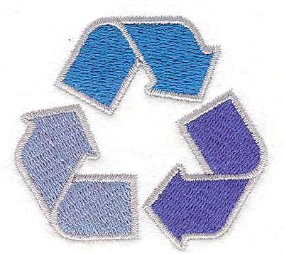 Embroidery Design: Recycling<br>2.33w X 2.17h