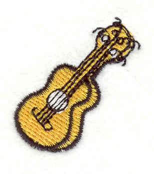 Embroidery Design: Guitar 3 <br>1.21" X 1.35"