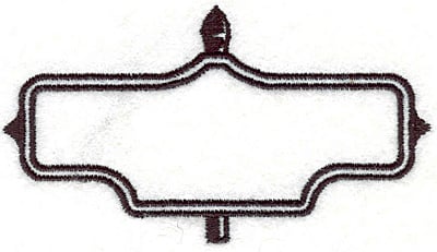 Embroidery Design: Sign 2<br>3.53"x1.95"