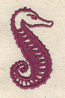 Embroidery Design: Seahorse<br> 1.75w X 0.99h