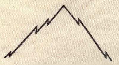 Embroidery Design: Mountain<br> 2.25w X 4.40h