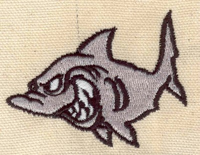 Embroidery Design: Shark<br> 1.96w X 1.61h