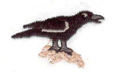 Embroidery Design: Crow<br>1.56w X 1.00h