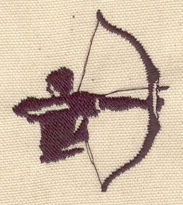Embroidery Design: Archer<br> 2.45w X 2.09h