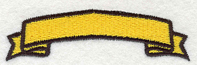 Embroidery Design: Banner 9<br>3.99" x 1.00"