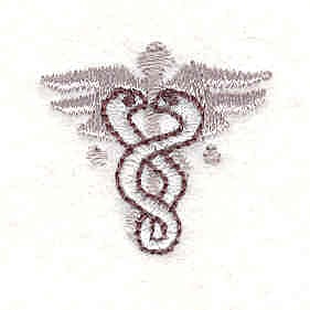 Embroidery Design: Medical Symbol 2<br> 1.00w X 0.94h