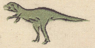 Embroidery Design: Allosaurus<br> 1.64w X 3.35h
