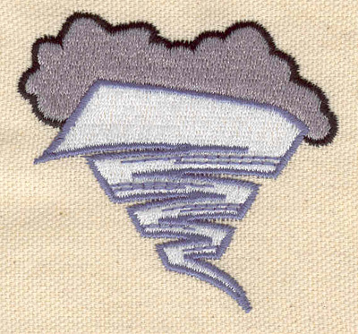 Embroidery Design: Tornado <br> 2.40w X 2.57h