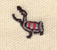 Embroidery Design: Scuba diver<br> 0.65w X 0.61h