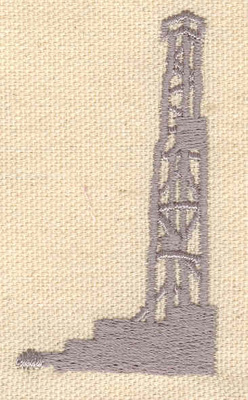 Embroidery Design: Oil well<br> 2.69w X 1.48h
