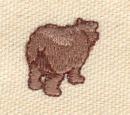 Embroidery Design: Bear mini<br> 0.78w X 0.67h