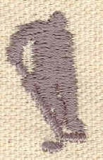 Embroidery Design: Hockey player<br> 1.01w X 0.58h