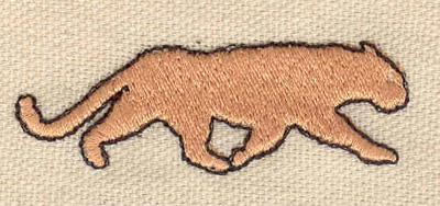 Embroidery Design: Cougar<br> 2.30w X 0.80h
