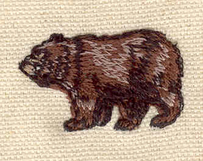 Embroidery Design: Bear A<br> 1.40w X 0.80h