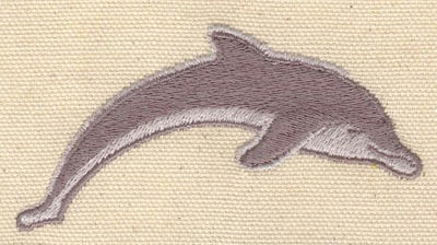 Embroidery Design: Dolphin A<br> 3.50w X 1.70h