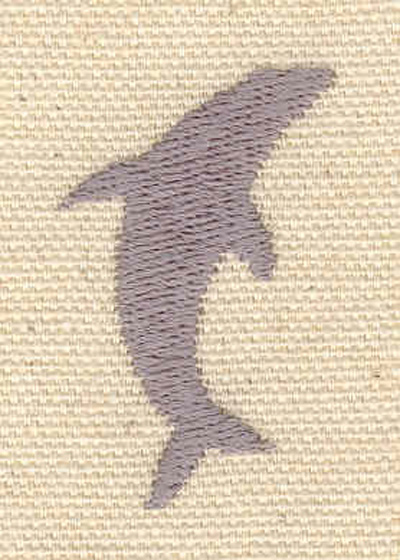 Embroidery Design: Dolphin C<br> 1.00w X 1.50h