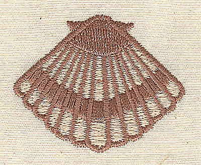 Embroidery Design: Seashell<br> 1.70w X 1.40h