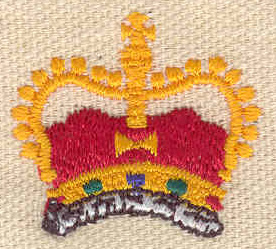 Embroidery Design: Crown<br> 1.30w X 1.10h