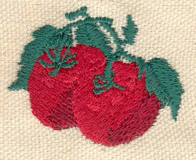 Embroidery Design: Apples<br> 1.70w X 1.30h