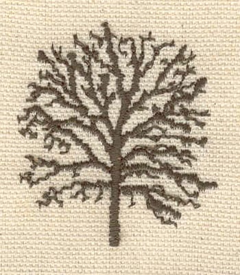 Embroidery Design: Tree A <br> 1.80"h x 1.60"w