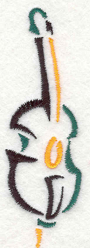 Embroidery Design: Chello <br>4.12" X 1.34"