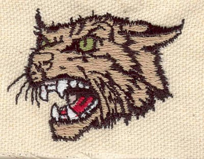 Embroidery Design: Bobcat <br> 2.00w X 1.50h