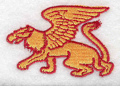 Embroidery Design: Gryphon<br>1.75"Hx2.50"w