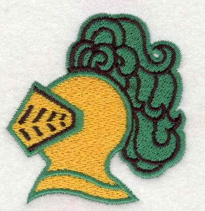 Embroidery Design: Knight Head <br> 2.53" x 2.37"