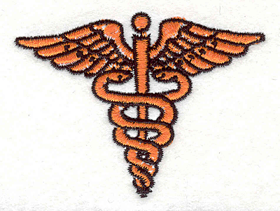 Embroidery Design: Medicine Sign<BR>2.10" x 2.90"