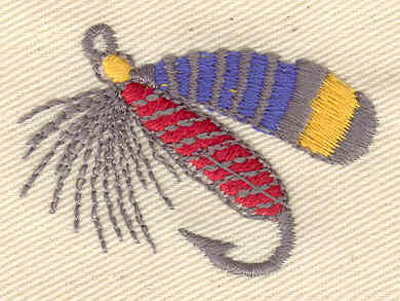 Embroidery Design: Fishing Lure<br> 1.75w X 1.40h