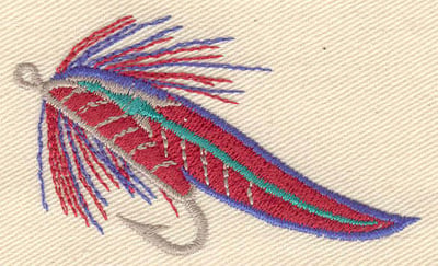 Embroidery Design: Fishing Lure<br> 2.75w X 2.63h